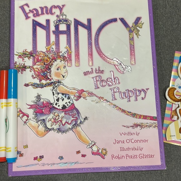 Fancy Nancy Bundle Books Crayola color wonder mess free color - Picture 5 of 16